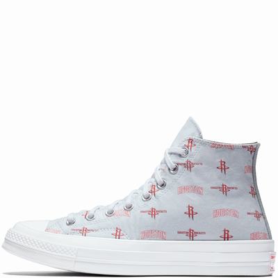 Converse X Nba Chuck 70 Franchise High Tops Womens - Grey/Red Shoes (912IJYTS)